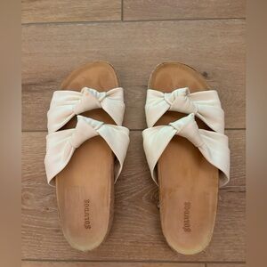 Soludos White Braided Sandal Size 7